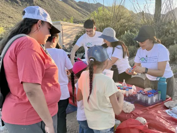 Students lead activities for families on Earth Day 2023