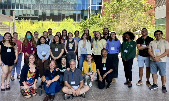 Photo of trainees and leadership at Convergence Institute